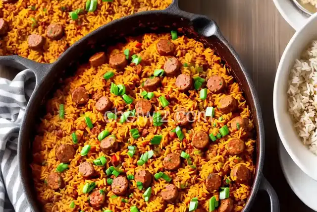 Spicy Sausage and Rice Casserole