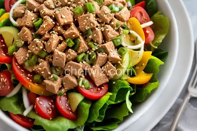 Spicy Sesame Tuna Salad