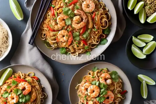 Spicy Shrimp Pad Thai