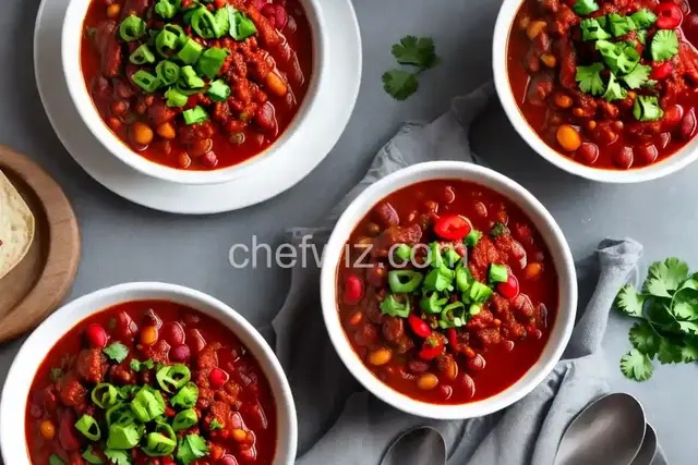 Spicy Slow-Cooked Chili