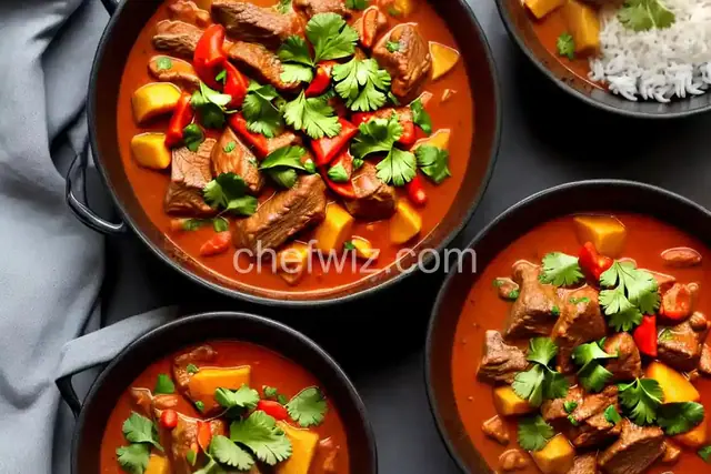 Spicy Slow Cooker Beef Curry