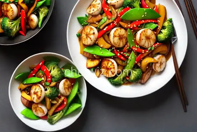 Spicy Stir-Fry with Scallops