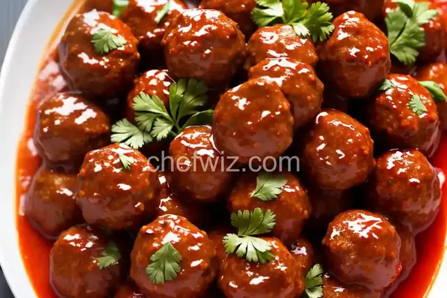 Spicy Sweet and Sour Meatballs