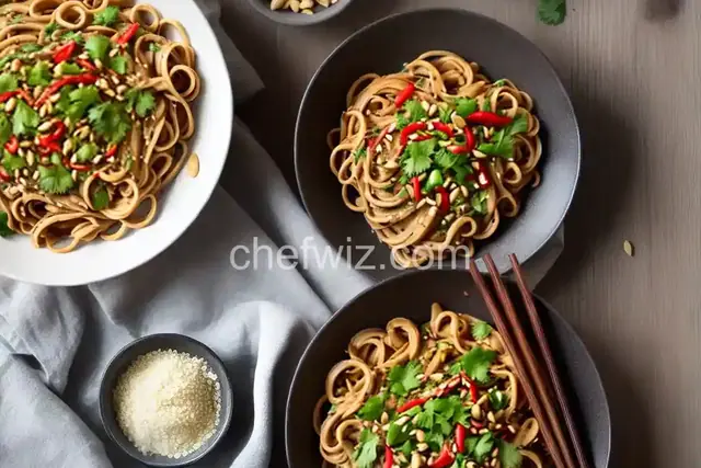 Spicy Thai Peanut Noodles