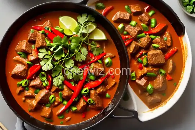 Spicy Thai Red Beef Curry