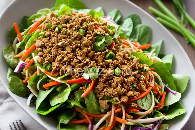 Spicy Thai Salad With Minced Pork (Larb) From 'Everyday Thai Cooking'