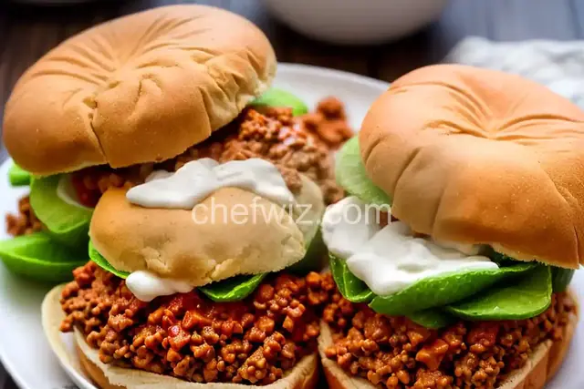Spicy Turkey Sloppy Joes