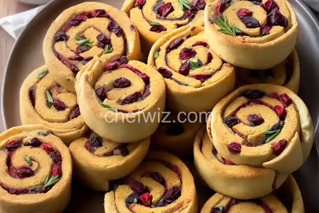 Spicy Turkey and Cranberry Pinwheels