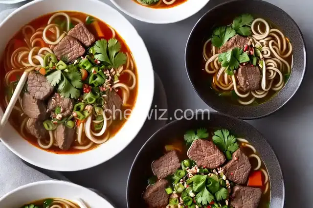 Spicy Vietnamese Beef Noodle Soup