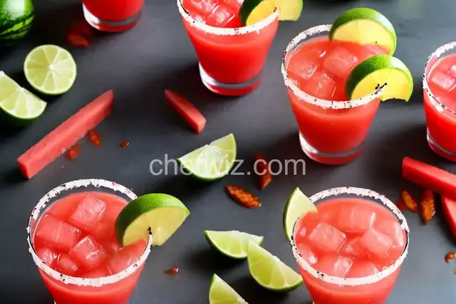 Spicy Watermelon Margaritas