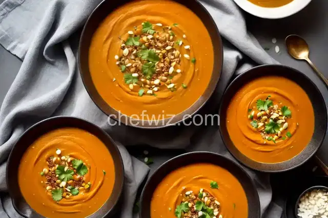 Spicy West African Sweet Potato Soup