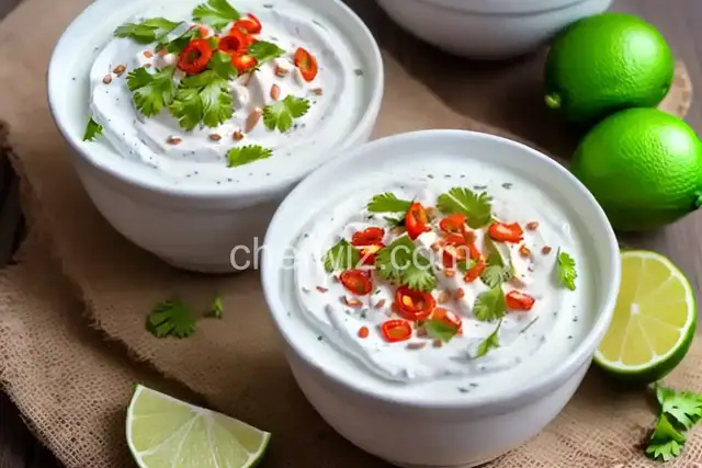 Spicy Yogurt and Lime Dressing