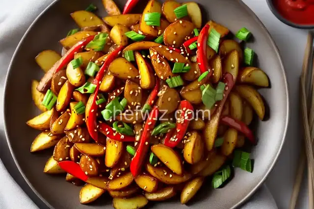 Spicy and Sour Stir-Fried Potatoes