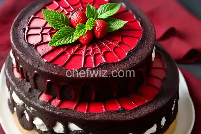 Spiderweb Cake