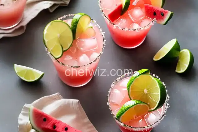 Spiked Watermelon Limeade With a Spicy Rim