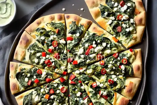 Spinach-Artichoke Flatbread
