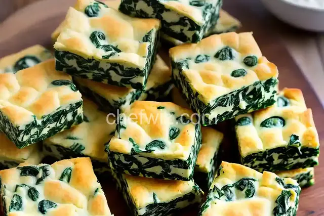 Spinach Cheese Squares