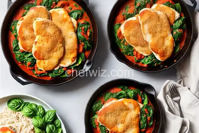 Spinach Chicken Parmesan