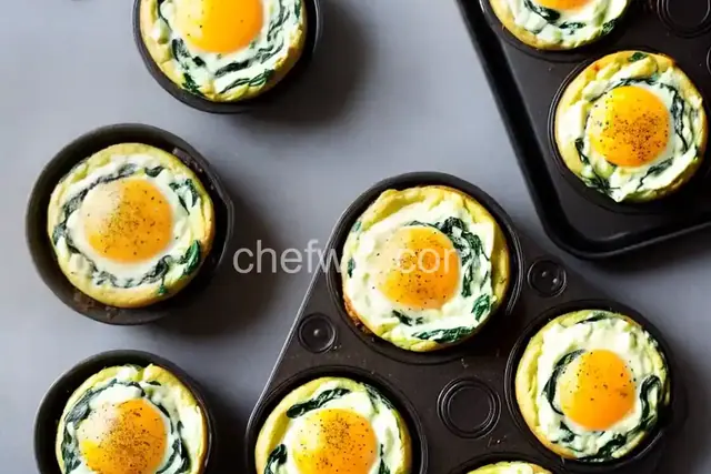 Spinach Egg White Muffins