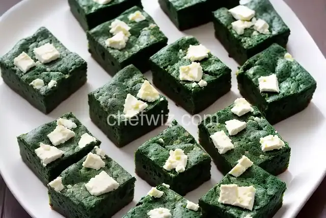 Spinach Feta Brownies