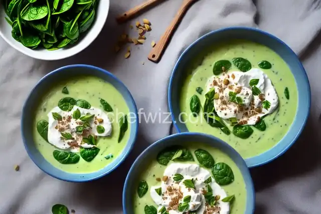 Spinach-Garlic Yogurt
