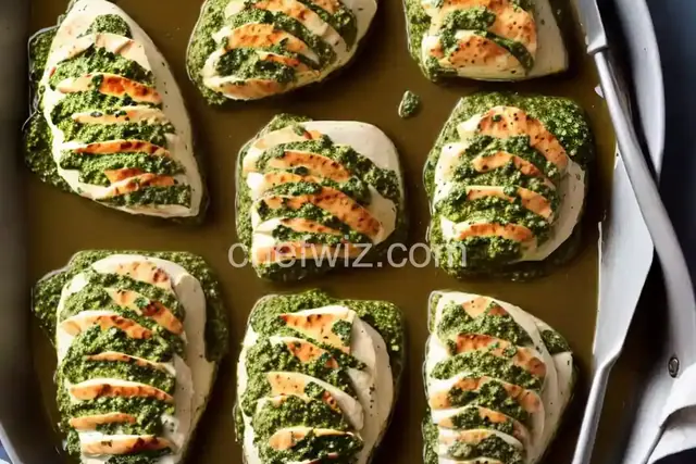 Spinach Pesto Chicken Breasts