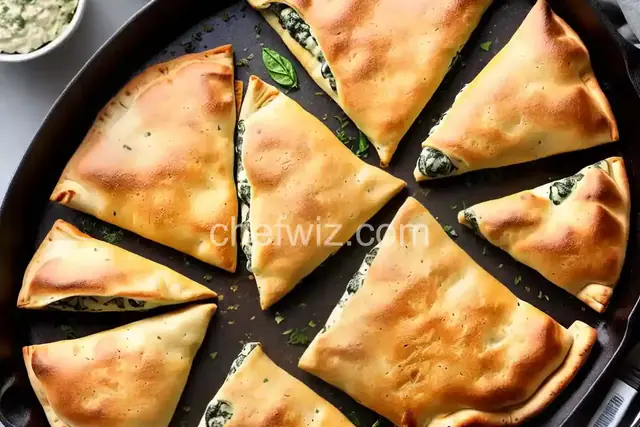 Spinach, Provolone, and Pepperoni Calzone Recipe