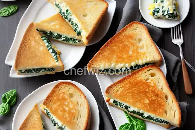 Spinach Ricotta Grilled Cheese