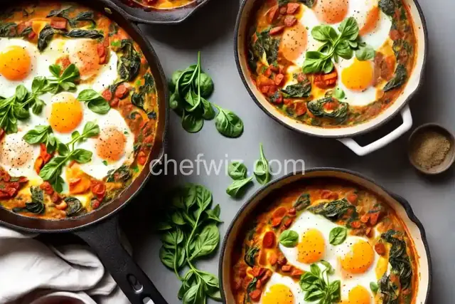 Spinach Shakshuka