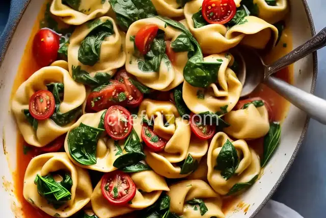 Spinach Tomato Tortellini