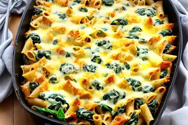 Spinach and Artichoke Pasta Bake