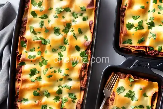 Spinach and Beef Lasagna