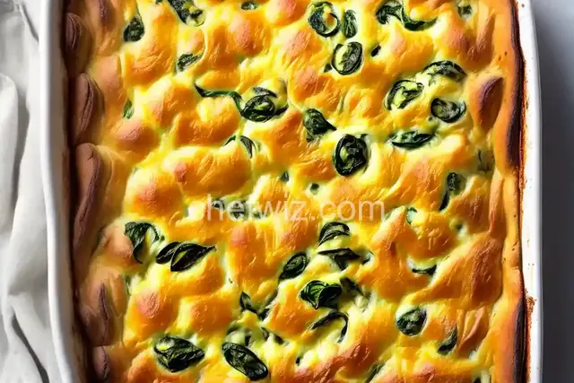 Spinach and Cheese Strata