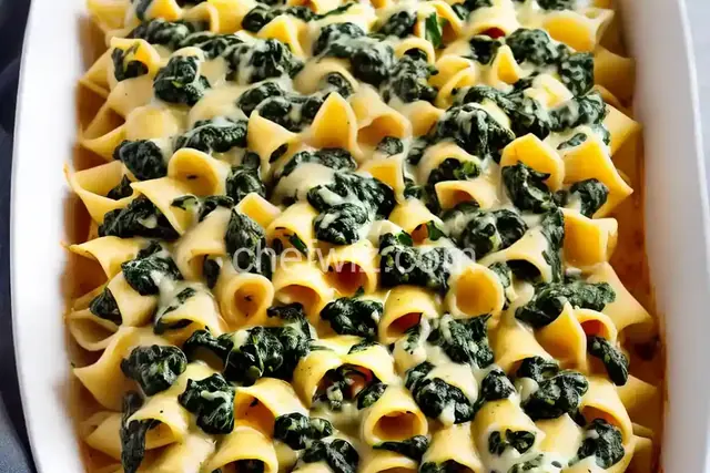 Spinach and Cheese Stuffed Pasta Shells