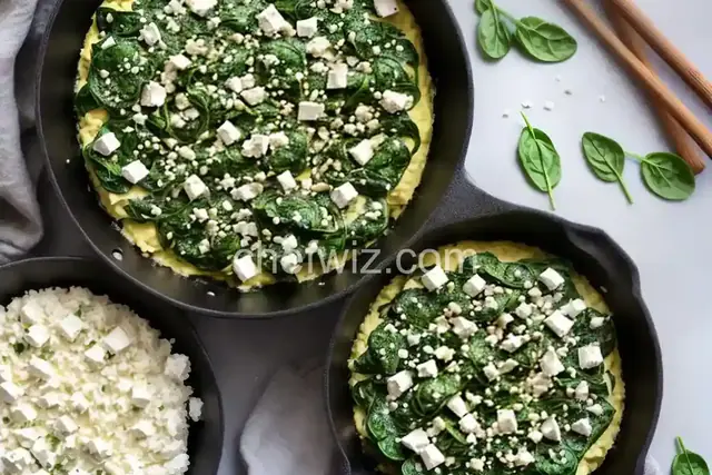 Spinach and Feta Cooked Like Saag Paneer