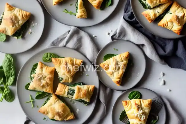 Spinach and Feta Puff Pastry Bites