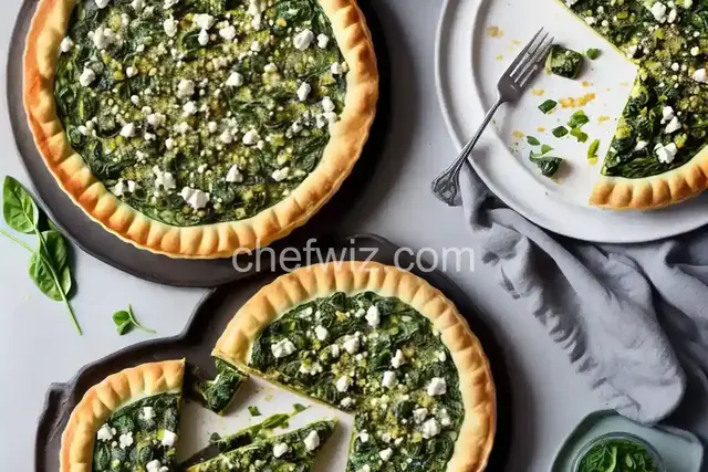 Spinach and Feta Tarte Soleil