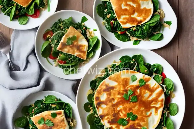 Spinach and Halloumi Gozleme