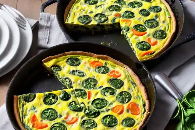 Spinach and Mushroom Frittata