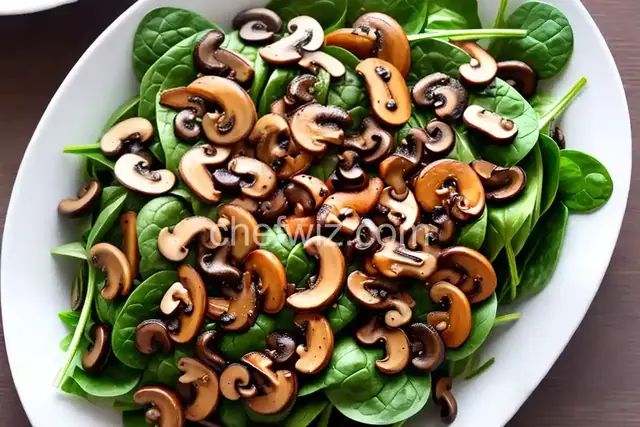 Spinach and Mushroom Salad