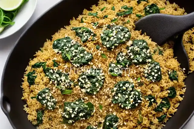 Spinach and Rice (Spanakorizo)