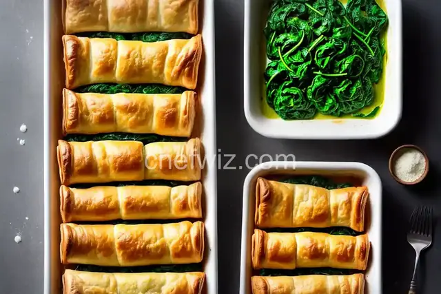 Spinach in Puff Pastry
