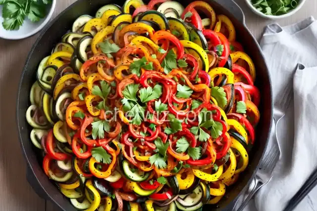 Spiralized Ratatouille