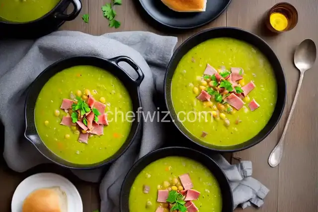Split Pea Soup with Ham Hocks