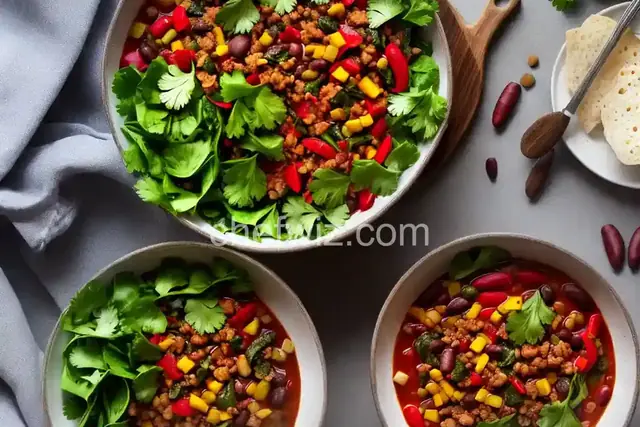 Spring Chili With Greens