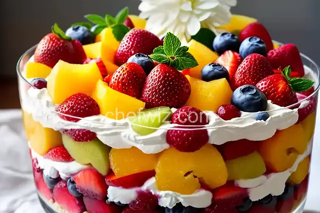 Spring Fruit Trifle