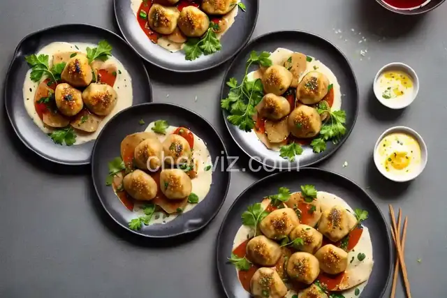 Spring Lamb Pan-Fried Dumplings