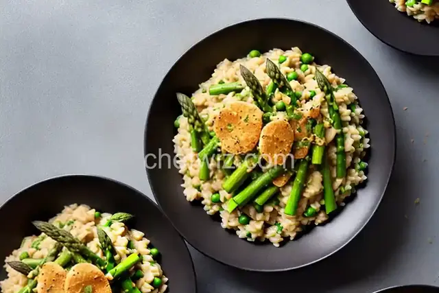 Spring Pea and Asparagus Risotto