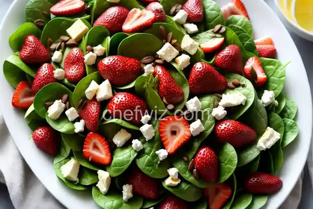 Spring Strawberry Spinach Salad