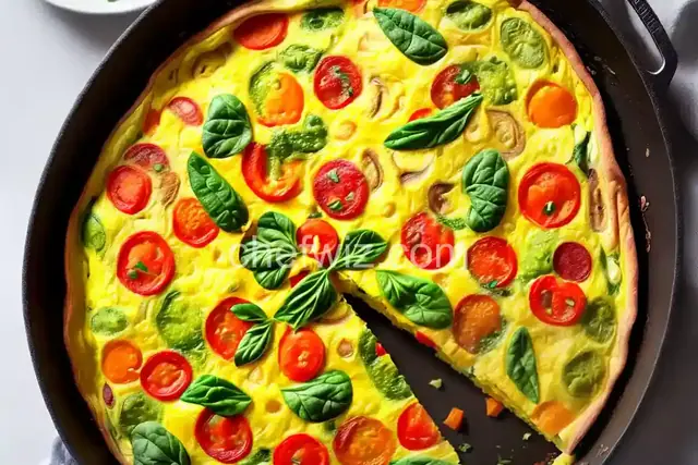 Spring Vegetable Frittata for Mother